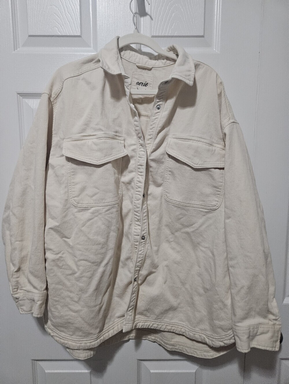 Aerie Cream Colored Shacket L